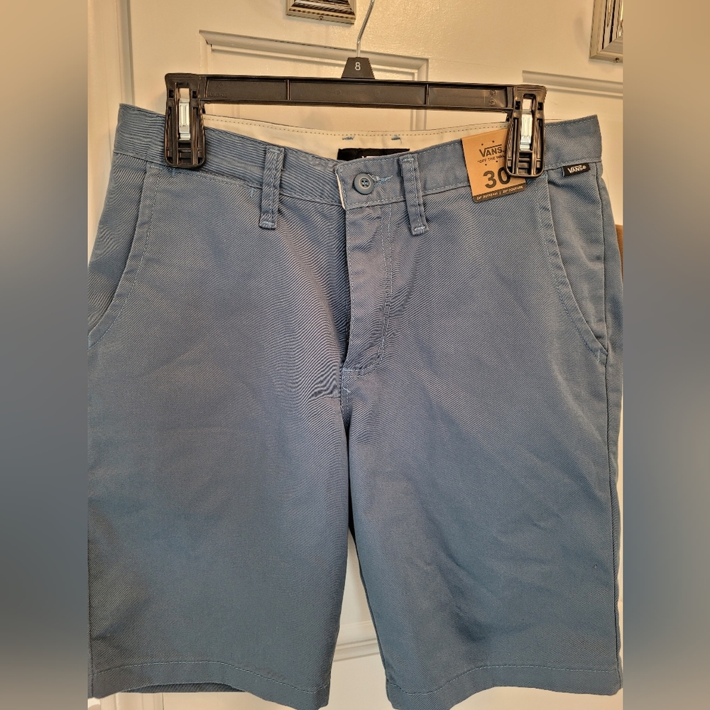 Vans Men's/ Teen's Shorts.  NWT.  Slate blue color.  Size 30 waist.